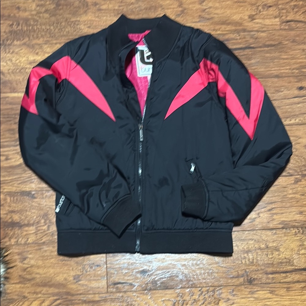 Black and Pink Jacket retro